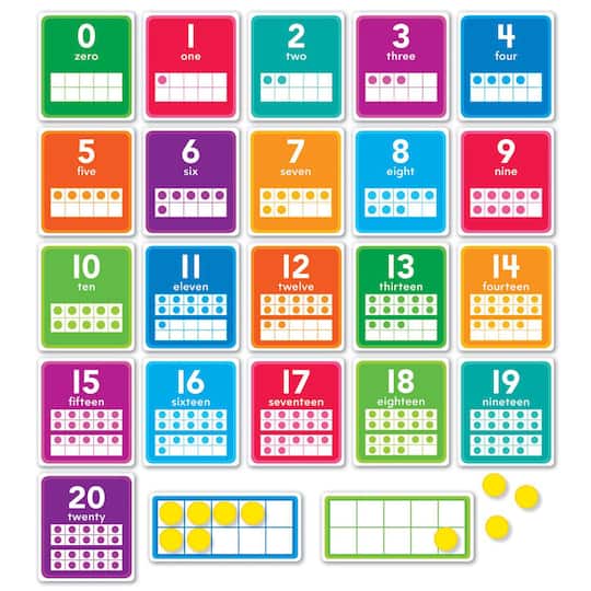 Scholastic&#xAE; Teaching Resources 0&#x2013;20 Numbers Set Bulletin Board Set, 43ct.